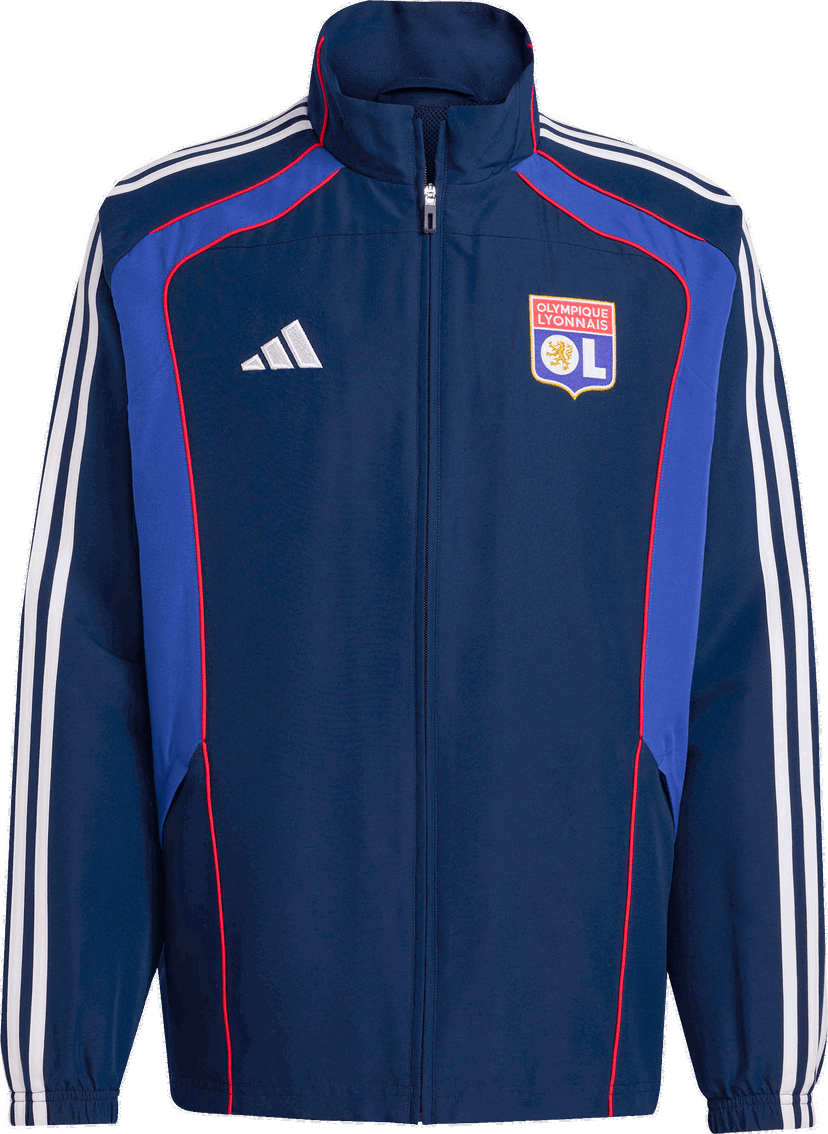 Jakna adidas Originals Olympique Lyonnais Training Jacket Mornarica | jl8061