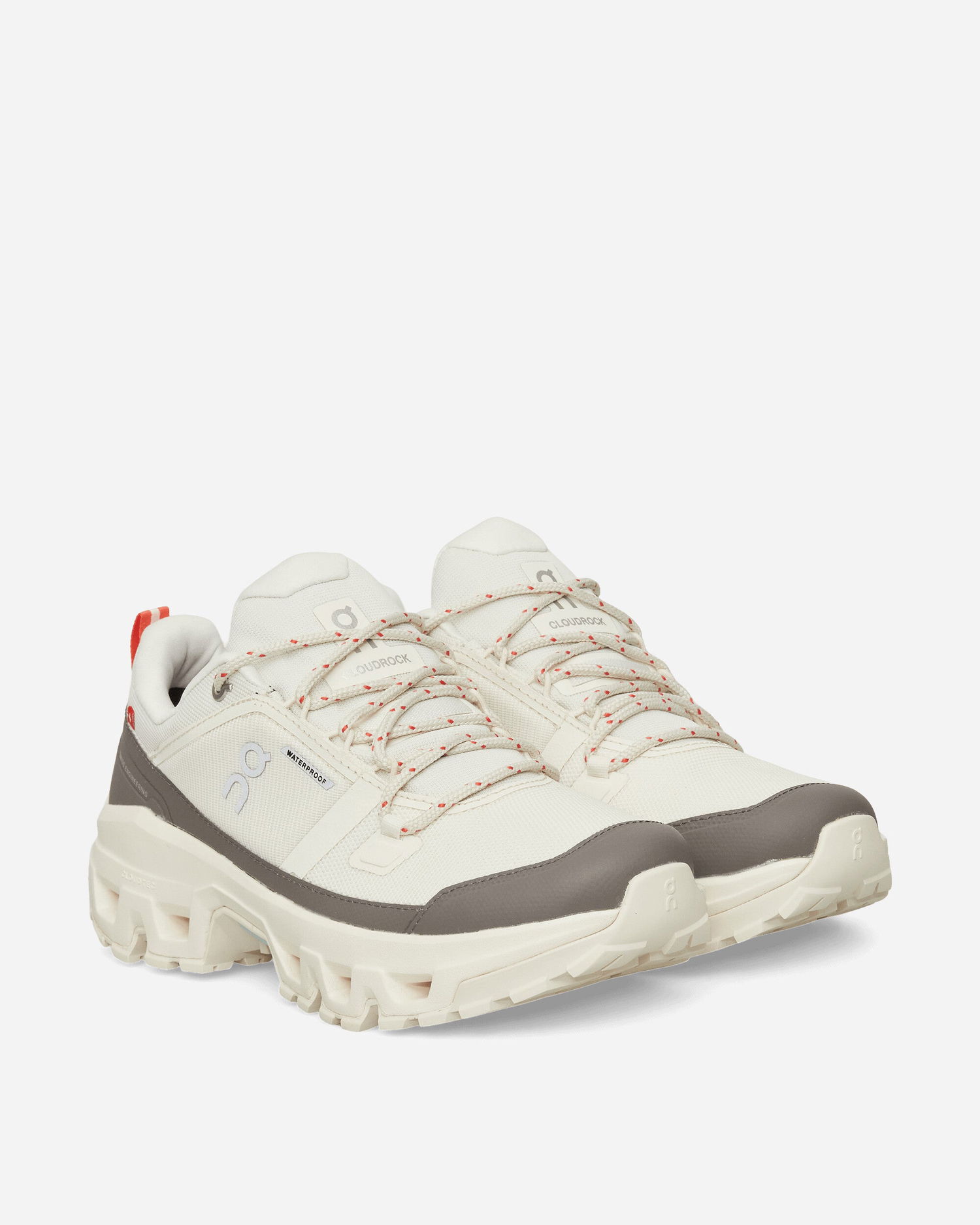 Superge in čevlji On Running Cloudrock Low WP Bela | 3MF10253334 101, 0