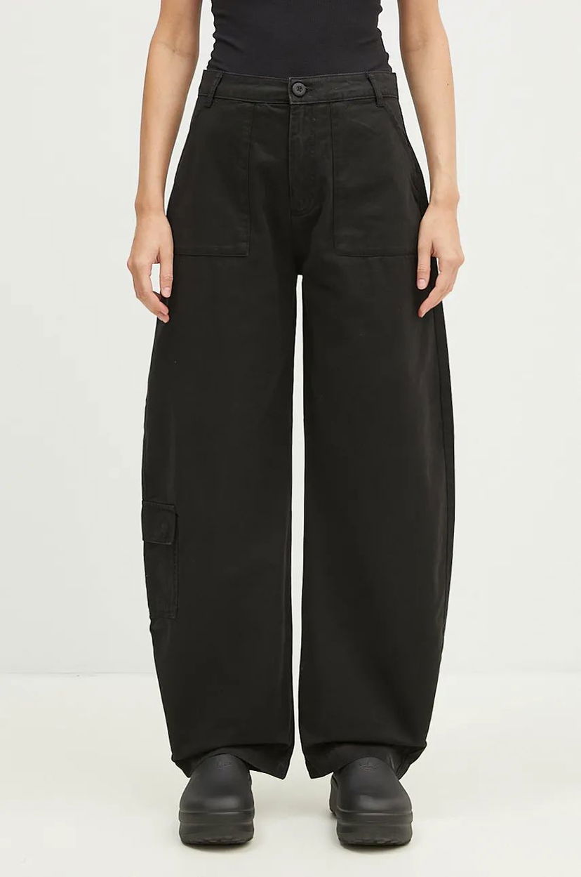 Cargo hlače Alpha Industries Field High Waist Cargo Pants Črna | 148021