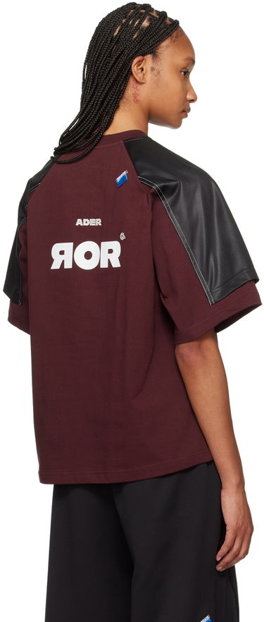 Majica ADER ERROR Nolc Graphic T-Shirt Bordo | BN01SSTS0101BU, 2