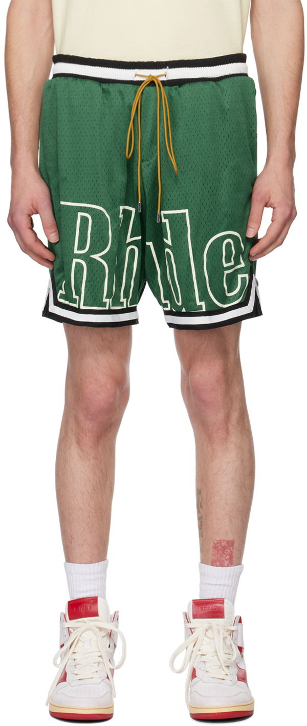 Kratke hlače Rhude Court Shorts Zelena | RHPS24SH24827483