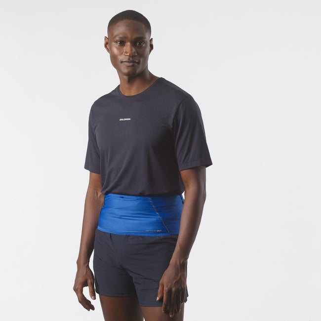Torbice za okoli pasu Salomon Stretch Running Belt Modra | LC2462000