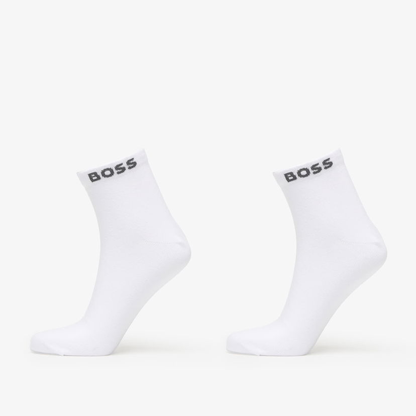 Nogavice BOSS Hugo Men-H-2P Sh Uni Cc Socks White Bela | 50491208-100