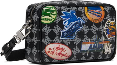 Torba za čez ramo AMIRI AMIRI Station Patch Camera Bag Črna | AMBGCM1025, 1