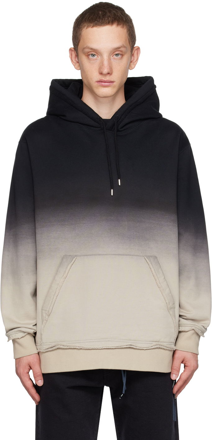 Pulover Mastermind WORLD Gradient Hoodie Črna | MW23S11-SW006-012