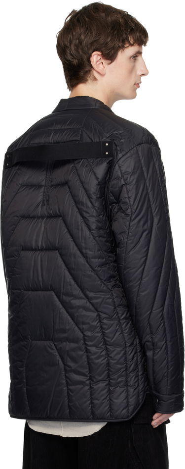Puhovka Rick Owens Concordians Long Sleeve Quilted Liner Down Jacket Črna | RU02E1755 NPT1, 2