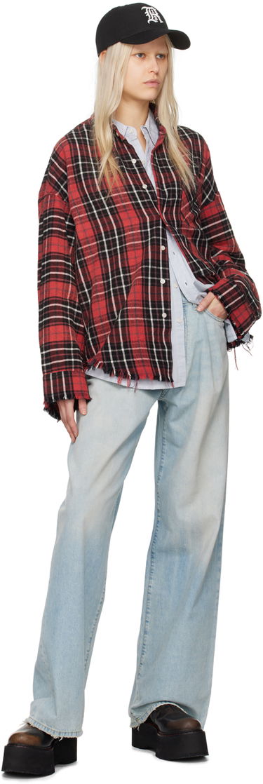 Kavbojke R13 R13 Damon Pleated Jeans Modra | R13W3147-897A, 3