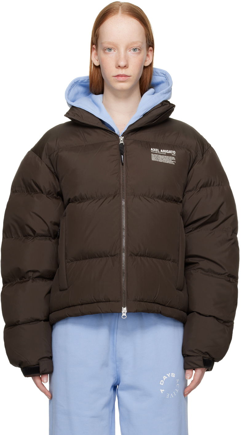 Puhovka AXEL ARIGATO Brown Observer Down Puffer Jacket Rjava | A0192016, 0
