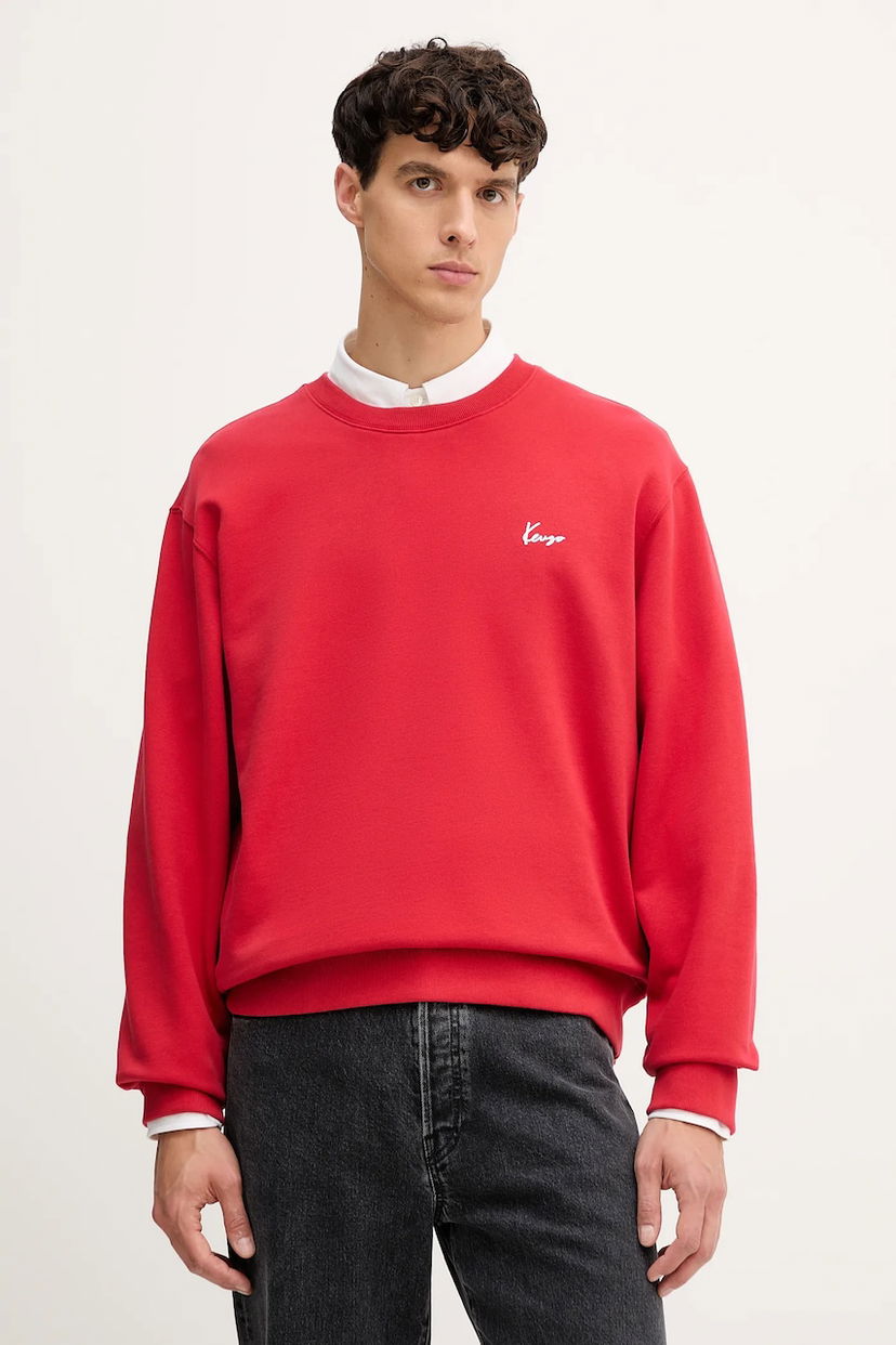 Pulover KENZO Kenzo Sweatshirt Rdeča | FF65SW2594MF