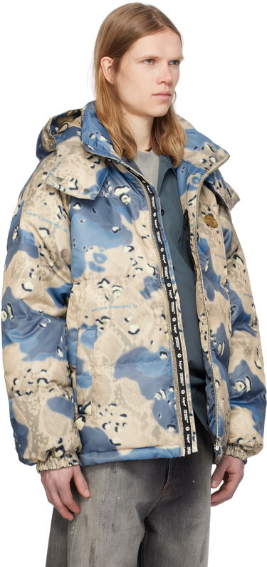 Puhovka AAPE by A Bathing Ape AAPE by A Bathing Ape Camo Main Down Jacket Modra | AAPDNM7666XXNBGK, 1