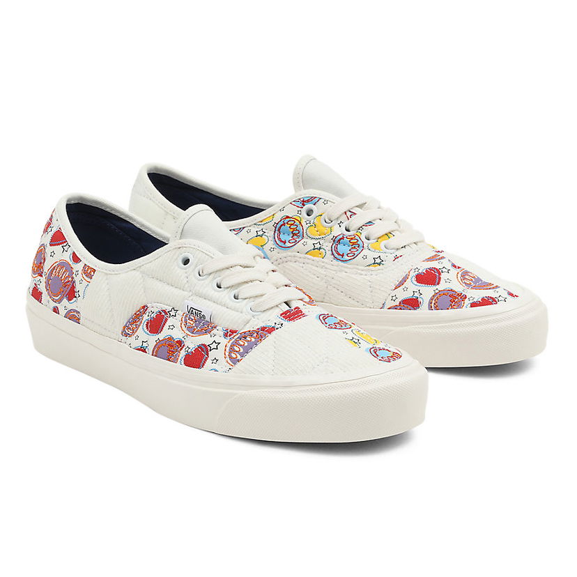Superge in čevlji Vans Anaheim Factory Authentic 44 Dx Positivity Patchwork Bela | VN0A54F98FK