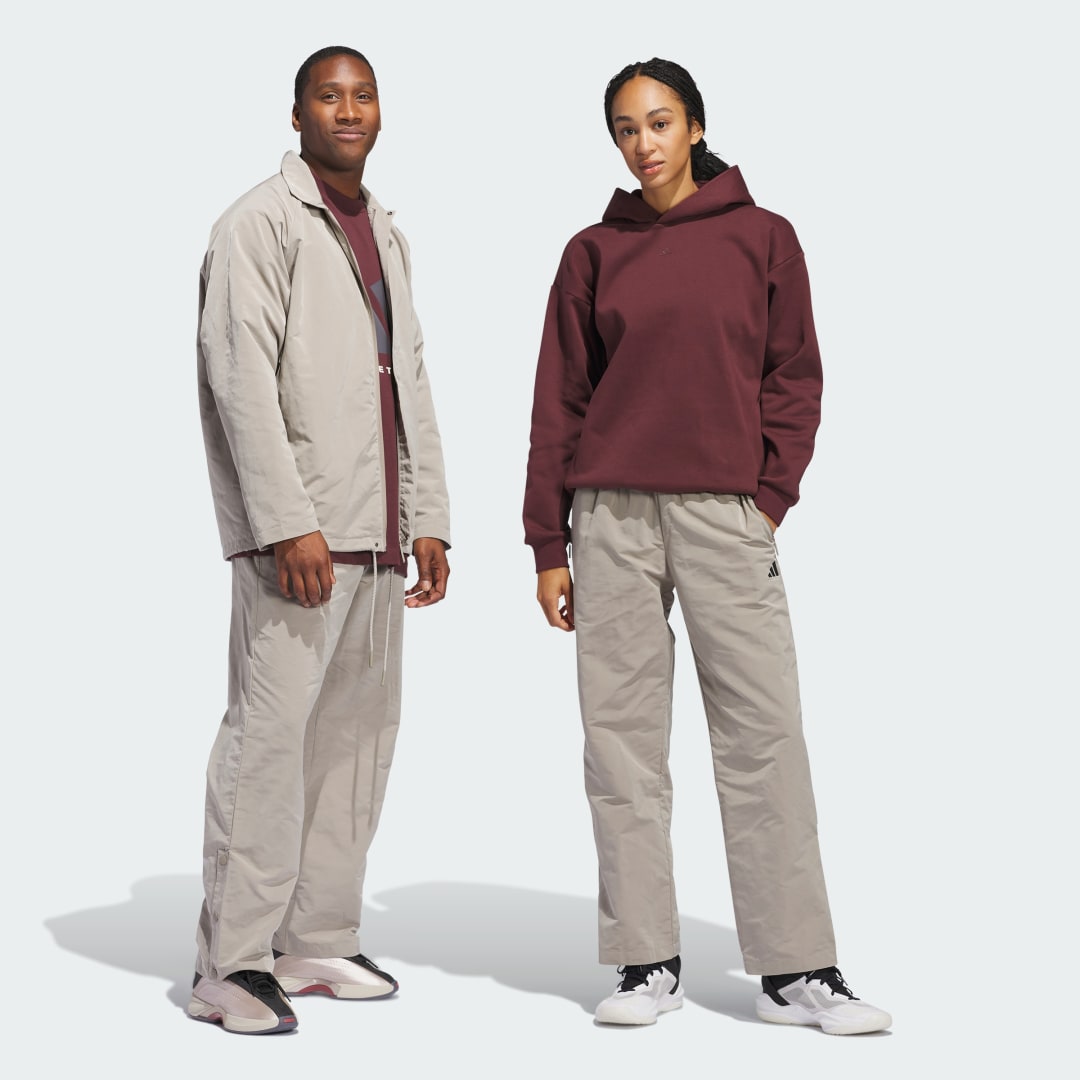 Pulover adidas Performance Basketball Woven Pants Bordo | JC7838, 0