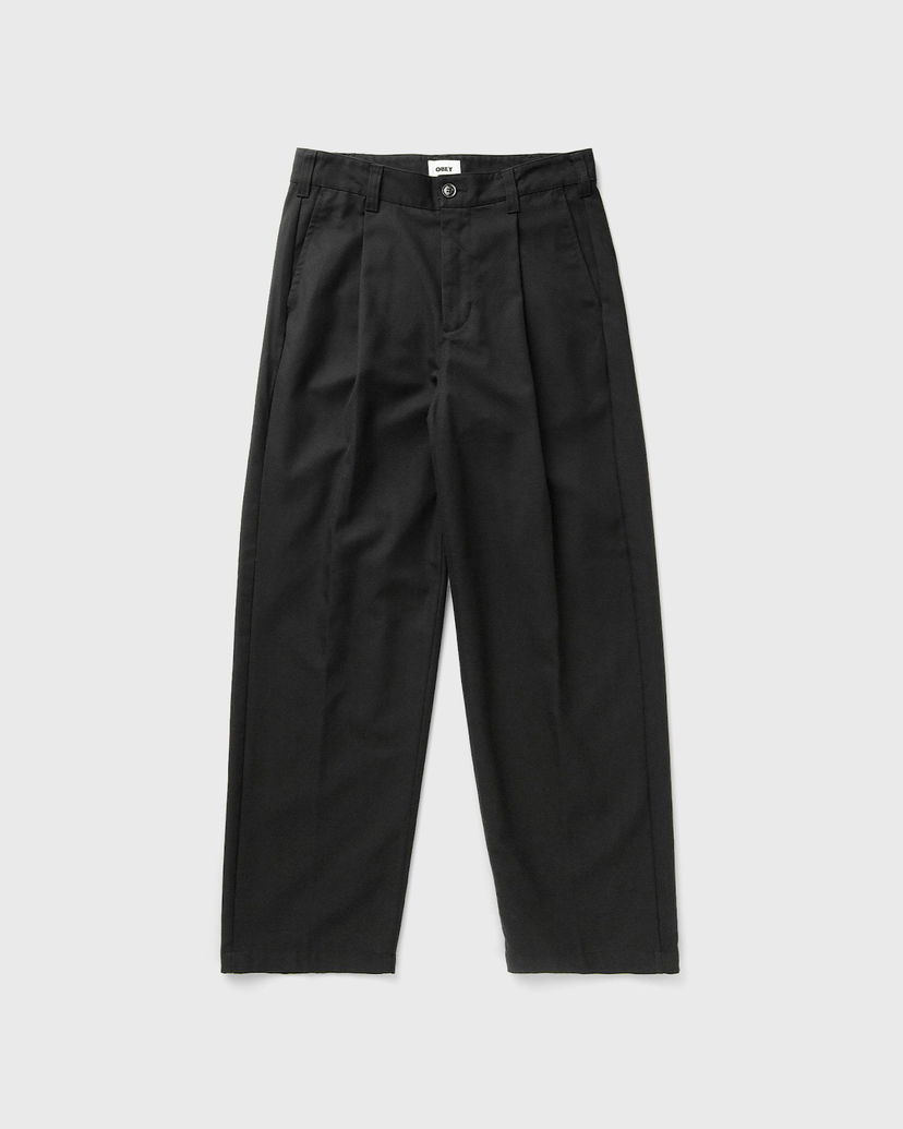 Hlače OBEY Armel Pleated Pant Črna | 142020261-BLK
