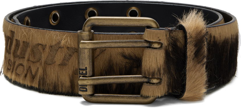 Pasovi Diesel Hair-on-Hide Buckle Belt Večbarvna | X10597 P7968
