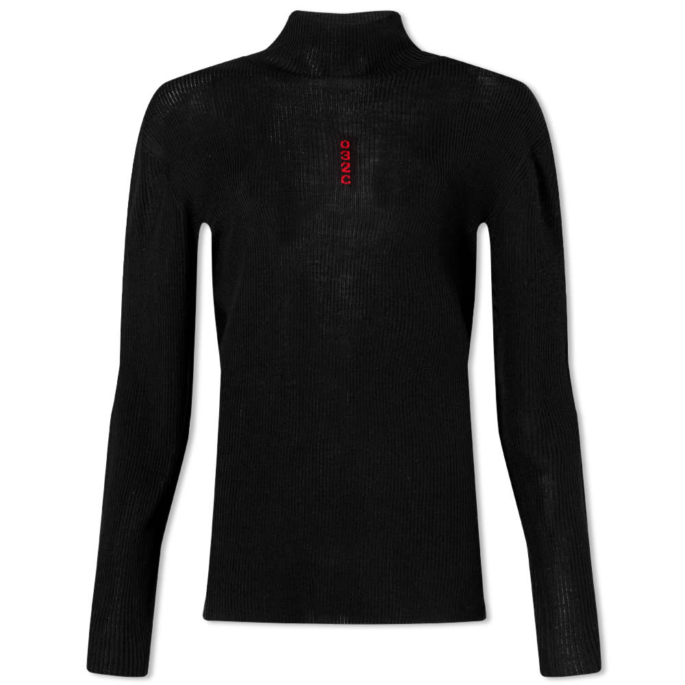 Pleteni pulover 032C Seamless Turtleneck Črna | FW22-K-1051-W, 0
