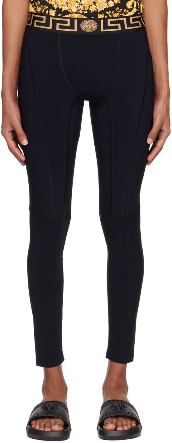 Pajkice Versace Paneled Lounge Pants Črna | 1008167 1A02322