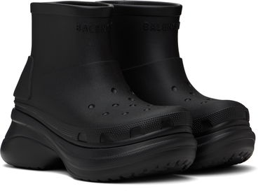 Superge in čevlji Balenciaga Balenciaga Crocs Edition Ankle Boots Črna | 815522 W1S8E, 3
