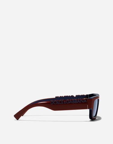 Sončna očala Dolce & Gabbana Dg Logo Rectangular Frame Sunglasses Onesize Bordo | VG601FVN6809V000, 2