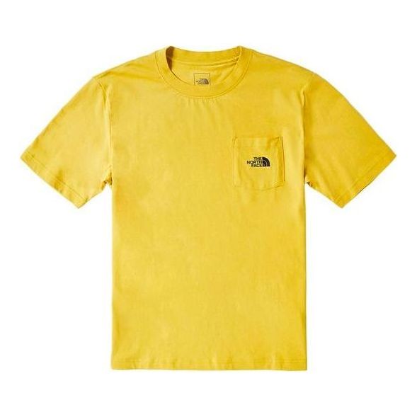 Majica The North Face Pocket Logo T-Shirt Rumena | 4NFN-ZBJ
