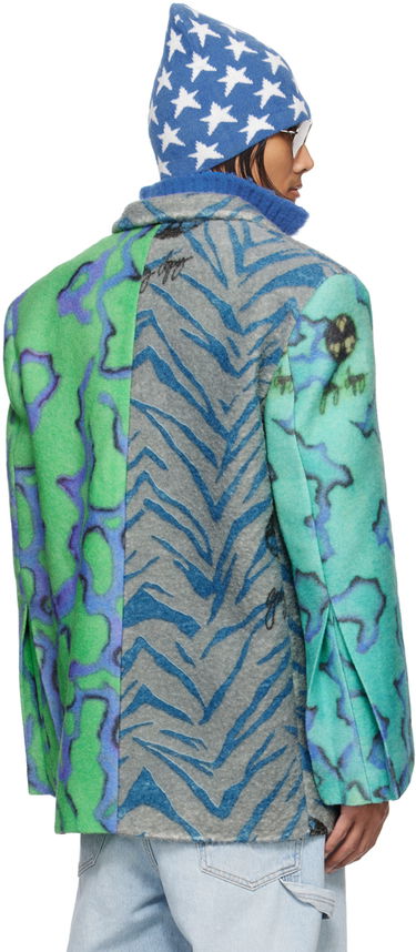 Jakna ERL ERL Printed Blazer Zelena | ERL07J032, 2
