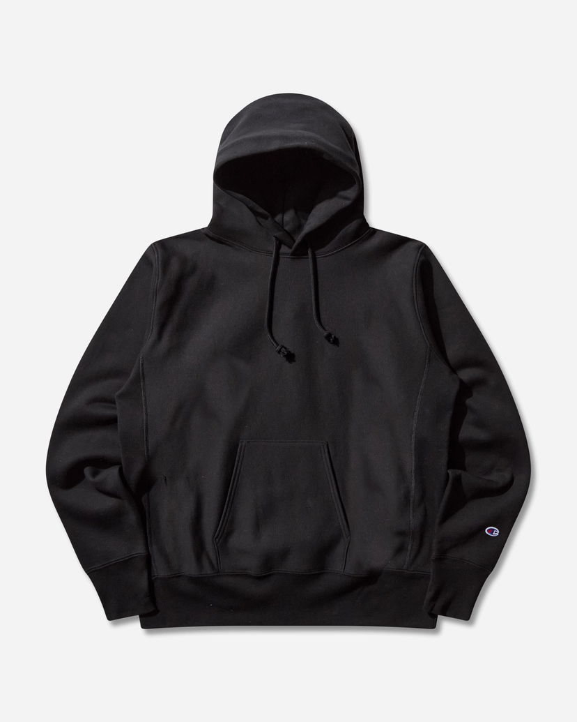 Pulover Champion Reverse Weave Made in USA Hoodie Črna | 221580 X090