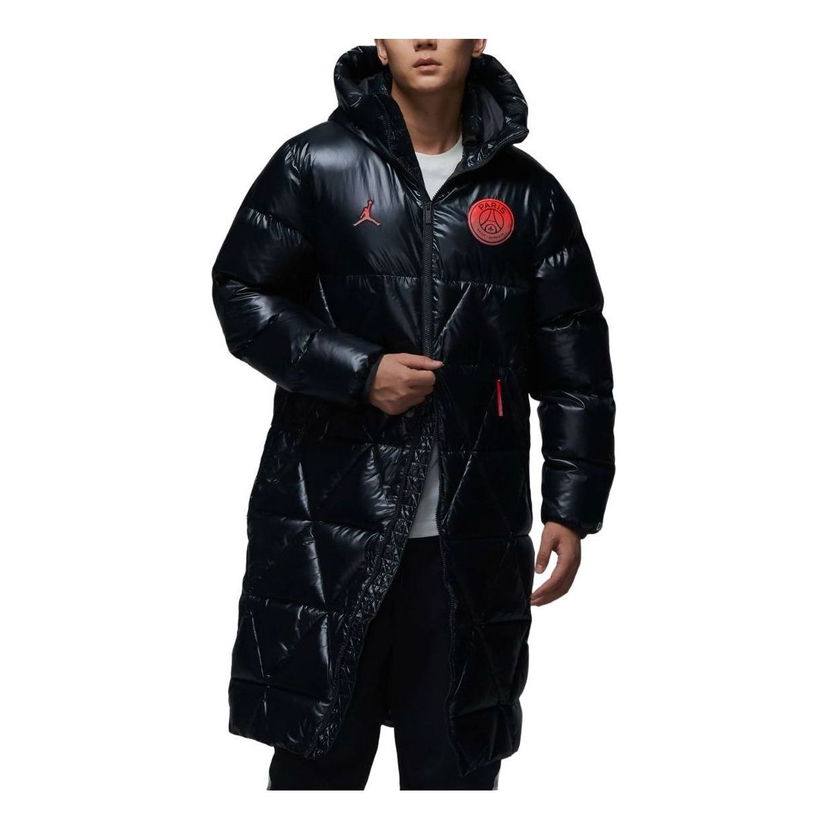 Puhovka Jordan Jordan Paris Saint-Germain Loose Parka Črna | FV7743-045
