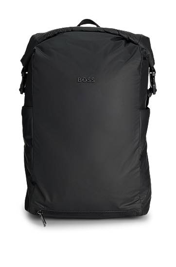 Nahrbtnik BOSS BOSS Roll-Top Backpack Črna | 50541460
