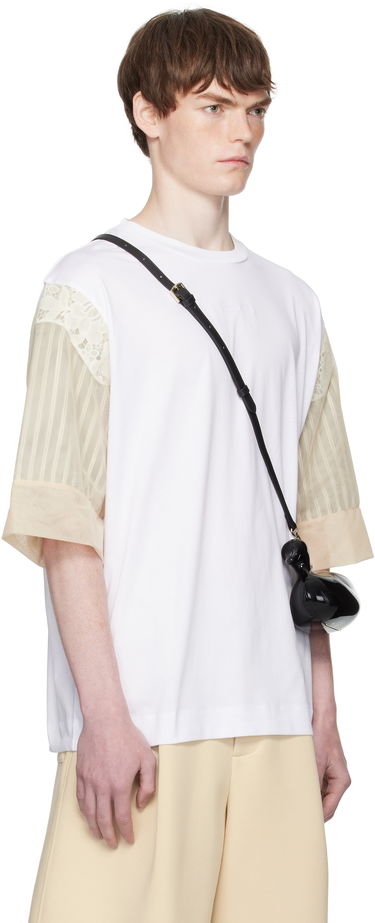 Majica Simone Rocha Simone Rocha Trapped Lace Patchwork T-shirt Črna | 5354 0553, 4