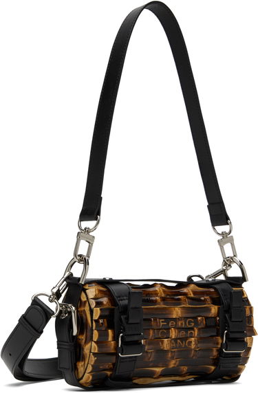 Torbica Feng Chen Wang Feng Chen Wang Cylindrical Bamboo Bag Rumena | FENG19AC10, 1