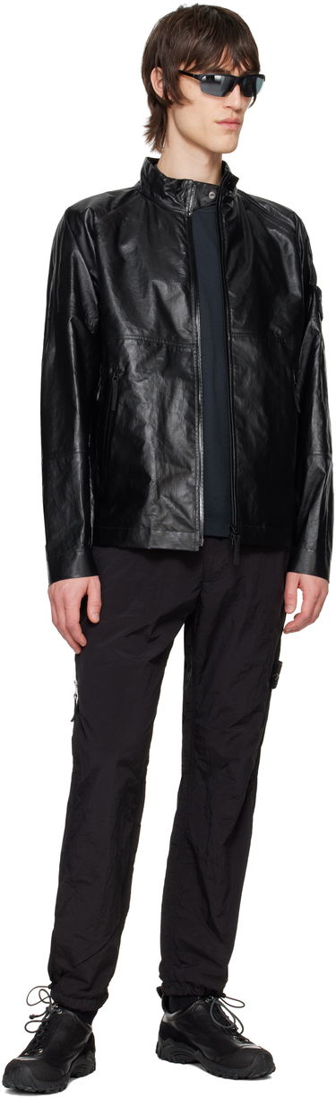 Trenirka Stone Island Stone Island Regenerated Nylon Metal ECONYL Sweatpants Črna | K1S15 3100005 S0019, 4