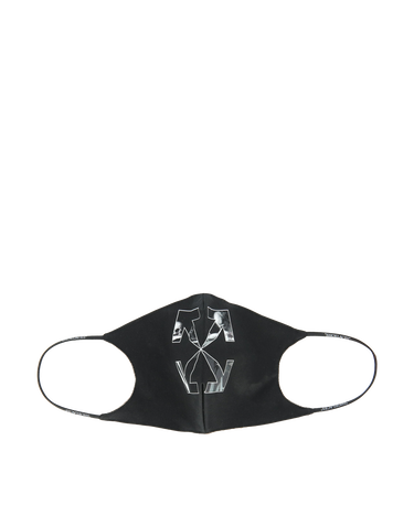 Modni dodatki Off-White Caravaggio Arrow Simple Mask Črna | OMRG003F21FAB003 1009, 0