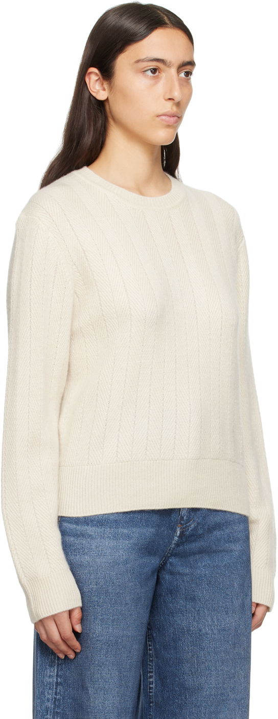 Pleteni pulover rag & bone Durham Knit Sweater Bela | WAS23F037CC37, 1