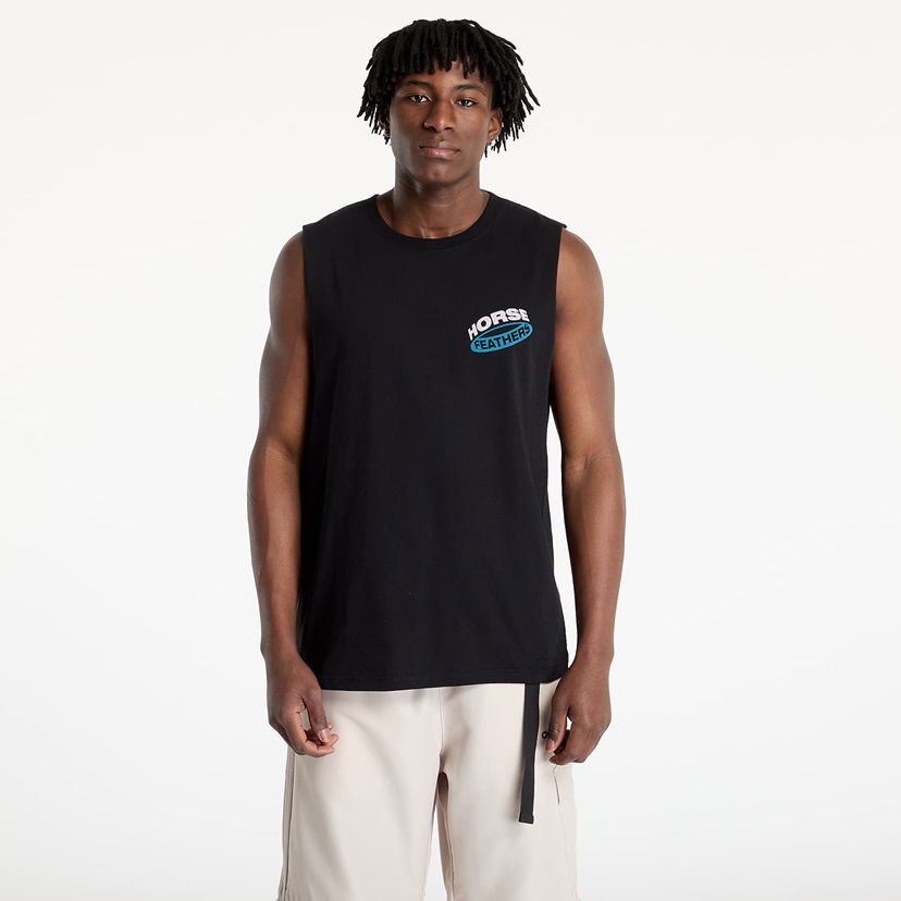 Majica brez rokavov Horsefeathers Horsefeathers Orbit Tank Top Črna | SM1378A