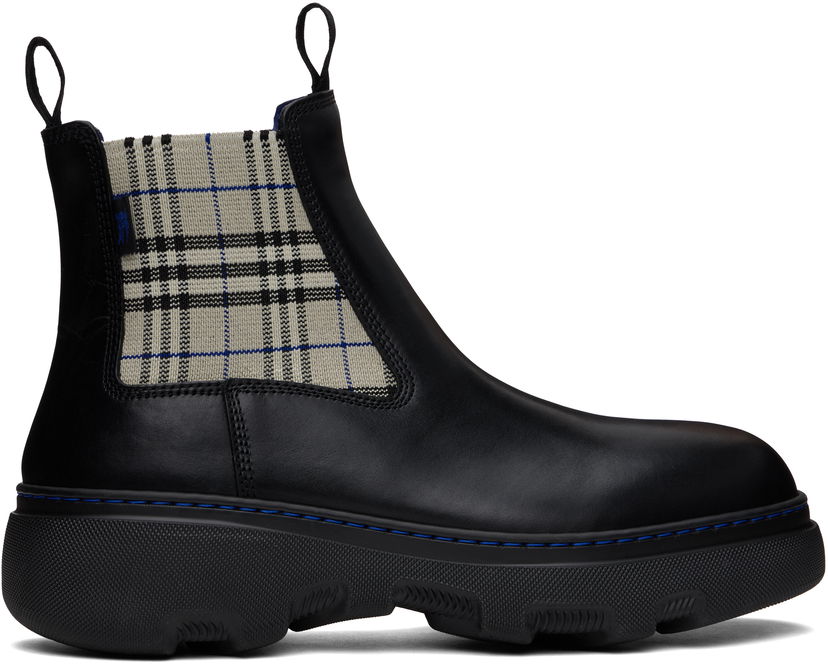 Superge in čevlji Burberry Burberry Creeper Low Chelsea Boots Črna | 8102718