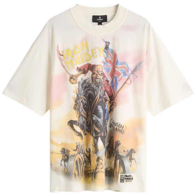 Majica Represent Clo Iron Maiden Steed Graphic Tee Bela | MLM100581-72