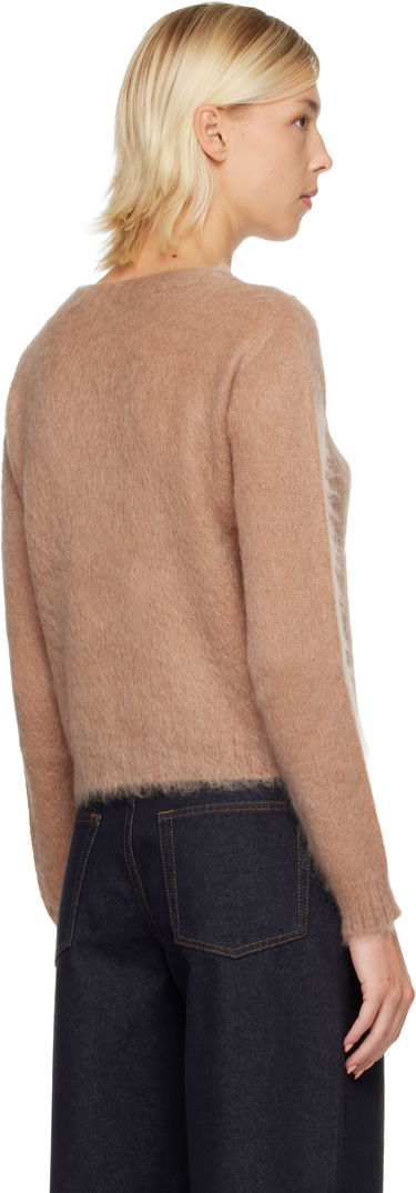 Pleteni pulover Max Mara Aceto Fuzzy Knit Sweater Bež | 2526366122600, 2