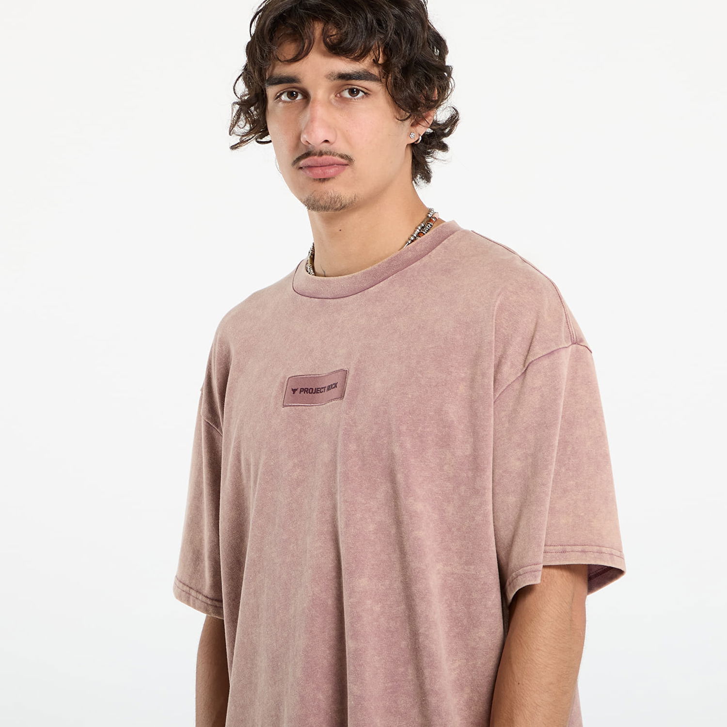Majica Under Armour Project Rock Hwt OS Tee Roza | 6006763-651, 1