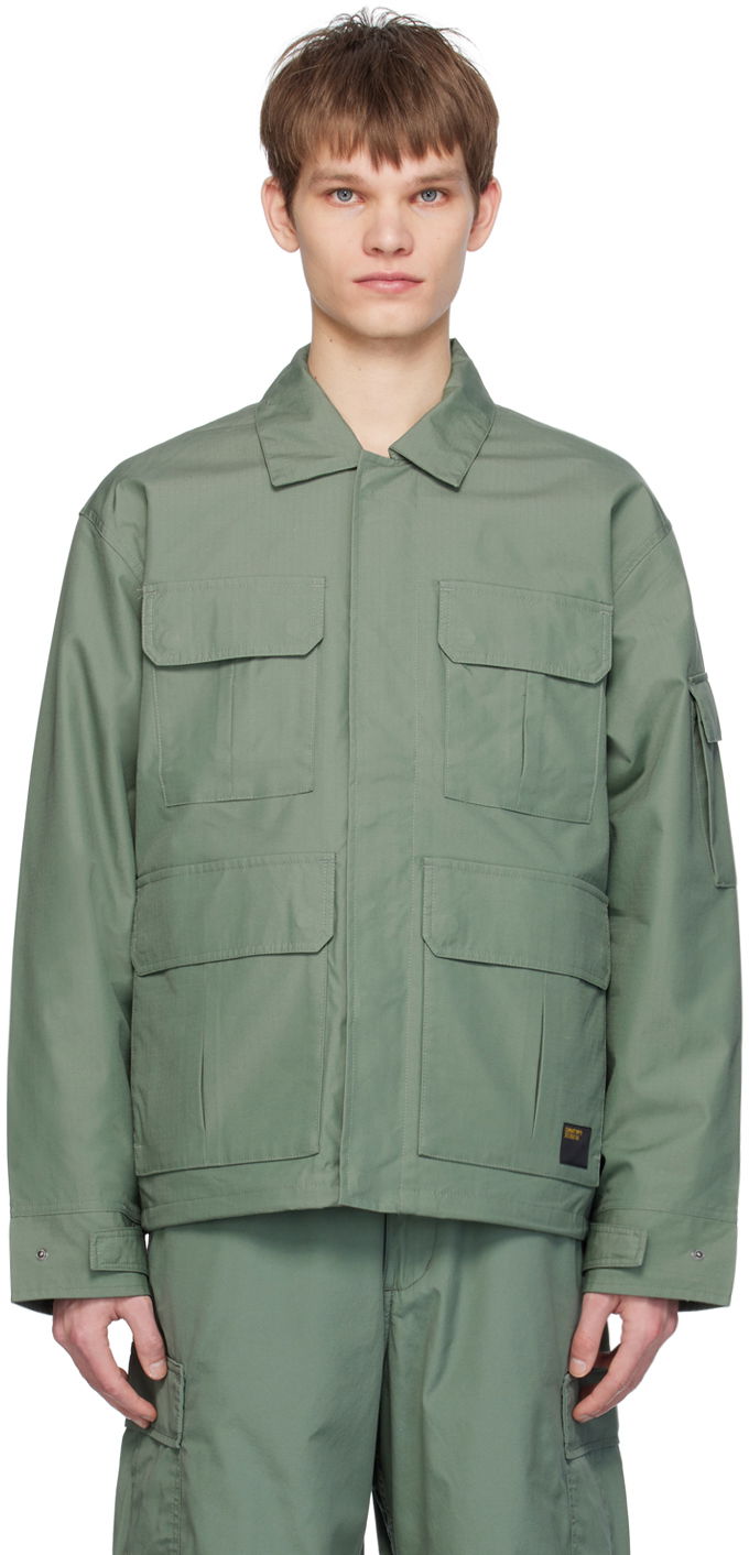 Jakna Carhartt WIP Military Style Button Up Jacket Zelena | I032979
