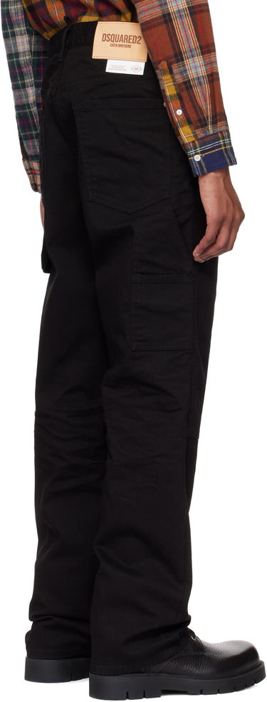 Kavbojke DSQUARED2 Dsquared2 'Black Bull' Loose Carpenter Jeans Črna | S74LB1673_S39781, 2