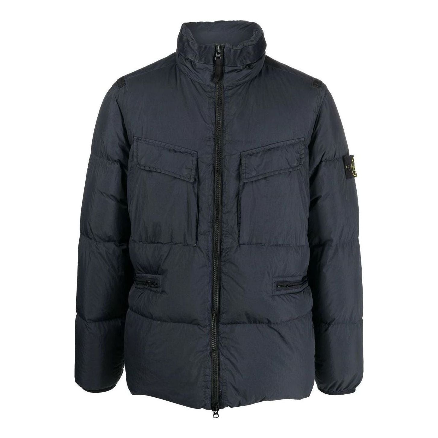 Puhovka Stone Island Patch Crinkle Labs Down Padded Jacket Modra | 771540123-V0020, 0