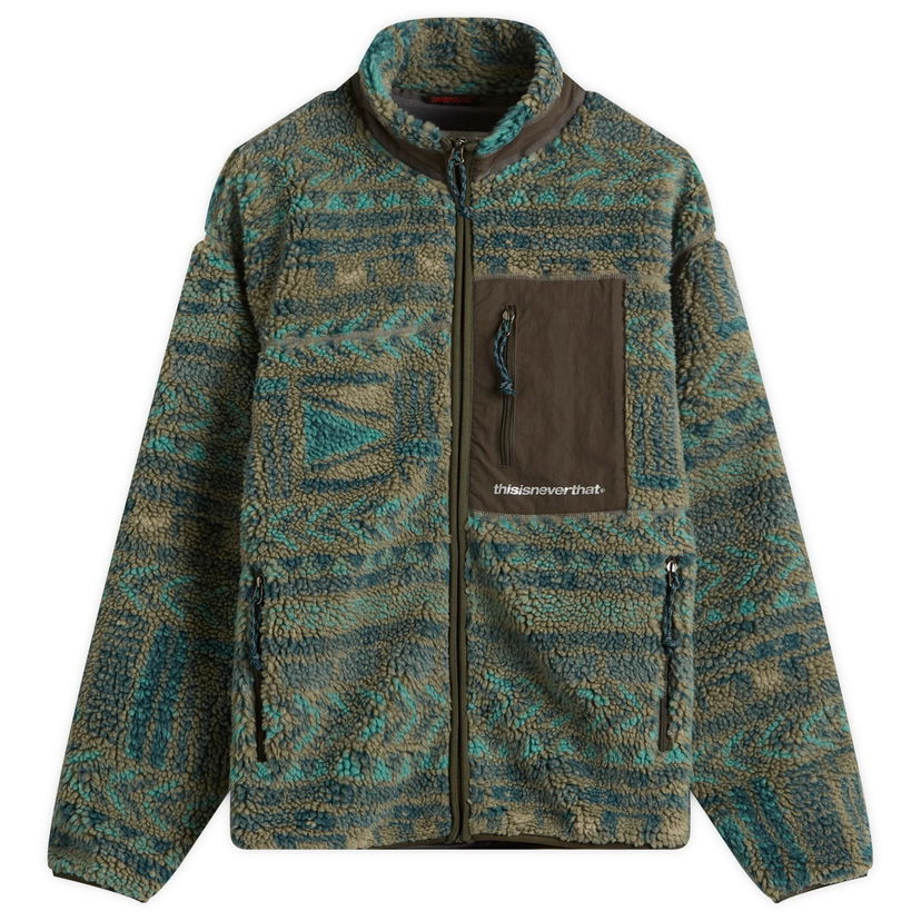 Jakna thisisneverthat SP Sherpa Fleece Jacket Zelena | TN253BOWHS01-OLV