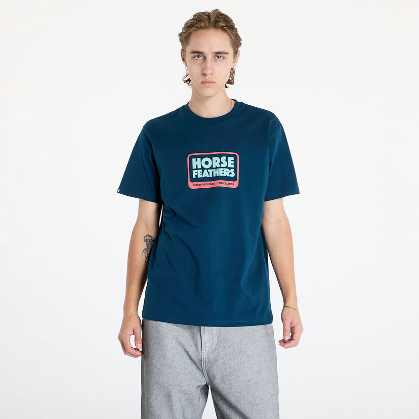 Majica Horsefeathers Millennium T-Shirt Pond M Mornarica | SM1358C