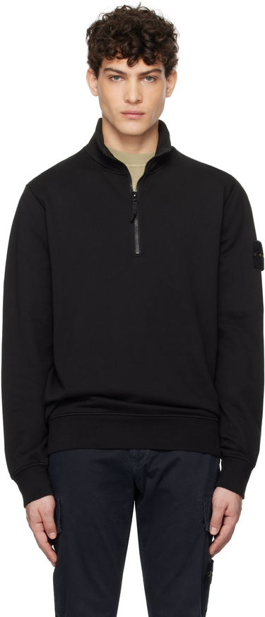 Pulover Stone Island Fleece Sweatshirt Črna | K1S156100619S0051, 0