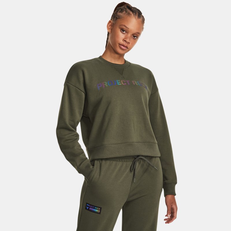Pulover Under Armour Crewneck Zelena | 1380195-390, 0