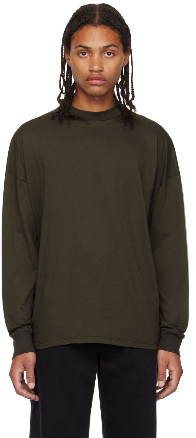Majica The Row Drago Long Sleeve T-Shirt Zelena | 288-K291