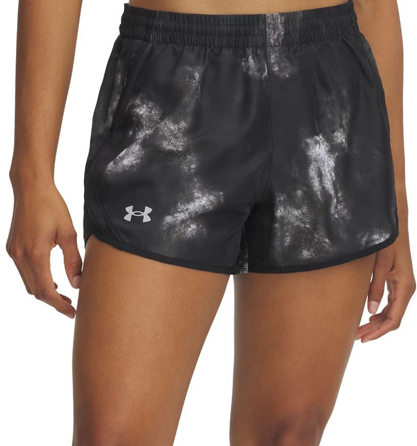 Kratke hlače Under Armour Fly By 3" Printed Running Shorts Črna | 1382439-007