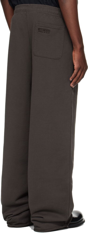 Trenirka VETEMENTS Vetements Cradle of Filth Dripping Logo Baggy Sweatpants Siva | UCF76SP450C, 2