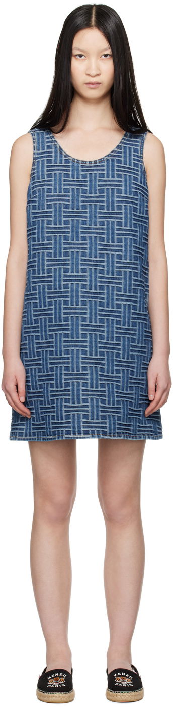 Obleke KENZO Blue Paris Three Hole Turkizna | FE62DR2516J3