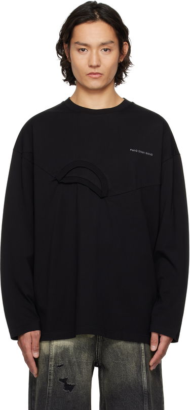 Majica Feng Chen Wang Feng Chen Wang Oversized 2in1 T-Shirt Črna | FMS19LS01B, 0