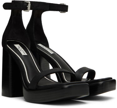 Obleke rag & bone rag & bone Matrix Heeled Suede Sandals Črna | WFF22HF019MX19, 3